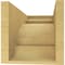 Ekena Millwork 8"W x 16"D x 8"H Wide New Brighton Rough Cedar Woodgrain TimberThane Corbel, Primed Tan CORUR08X16X08NEBRCPR - alternate 2